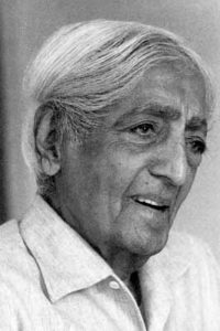 J Krishnamurti